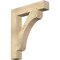 Ekena Millwork Legacy Block Rough Sawn Bracket, Douglas Fir, 4"W x 22"D x 26"H BKT04X22X26LEC05RDF - alternate 1